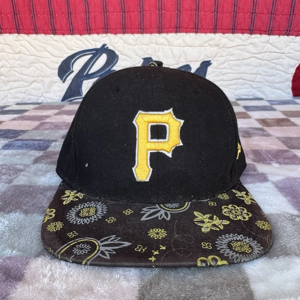 Pittsburgh Pirates Hat Snapback New Era 9Fifty‎ Fancy Designer Brim